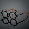 Vintage Polygon Optical Frames Men  Fashion Blue Light Blocking Glasses Women Trendy Luxury Brand Design Eyeglasses