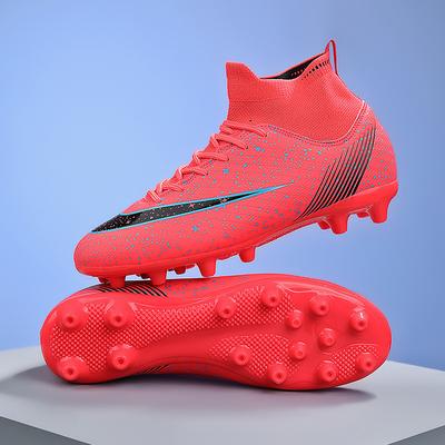 Fußballschuhe Europapokal Herren High-Top Studenten Wettkampf Training AG lange Stollen TF gebrochene Stollen Sportfußballschuhe