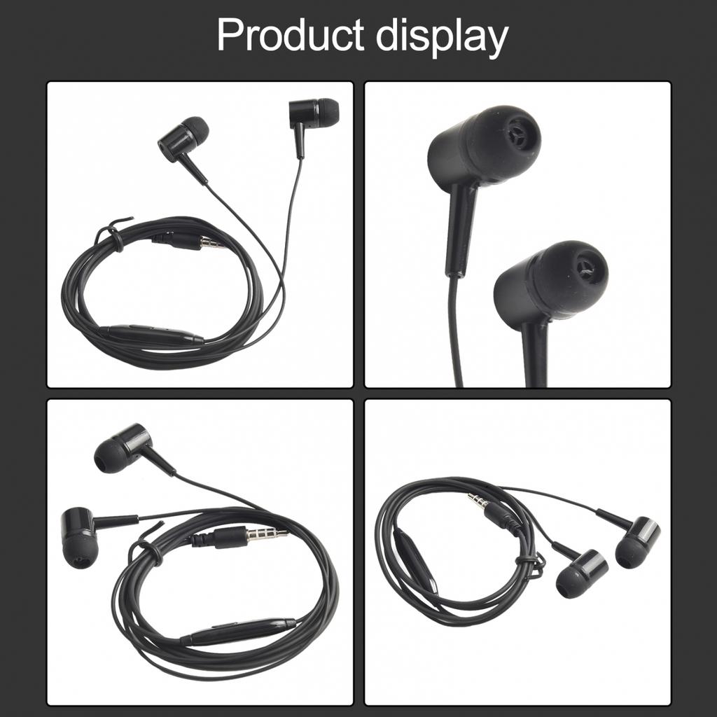 Ørepropper med innebygd mikrofon Øretelefoner Lyd av høy kvalitet Ørepropper