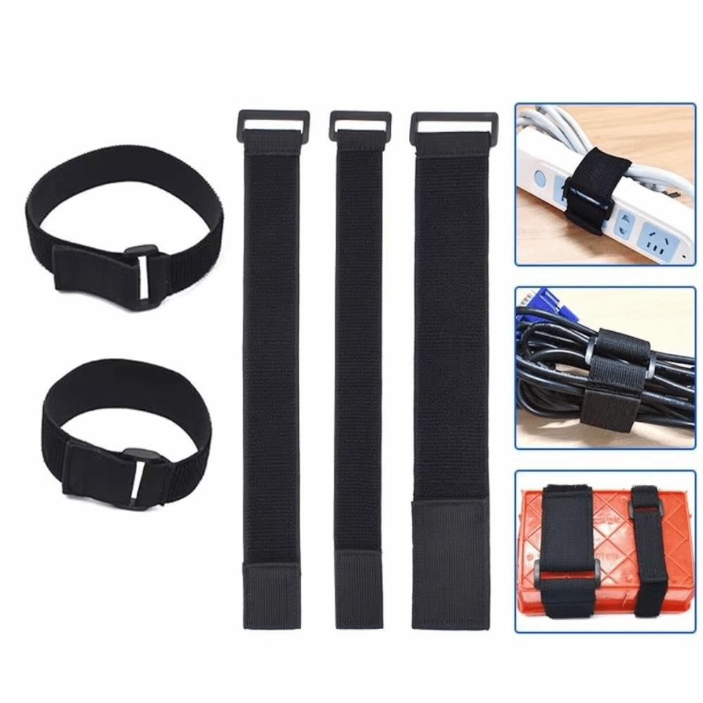 20PCS Antiskid Cable Reusable Cable Tie Durable Nylon Extension Strap  Cord Wrap Organizer