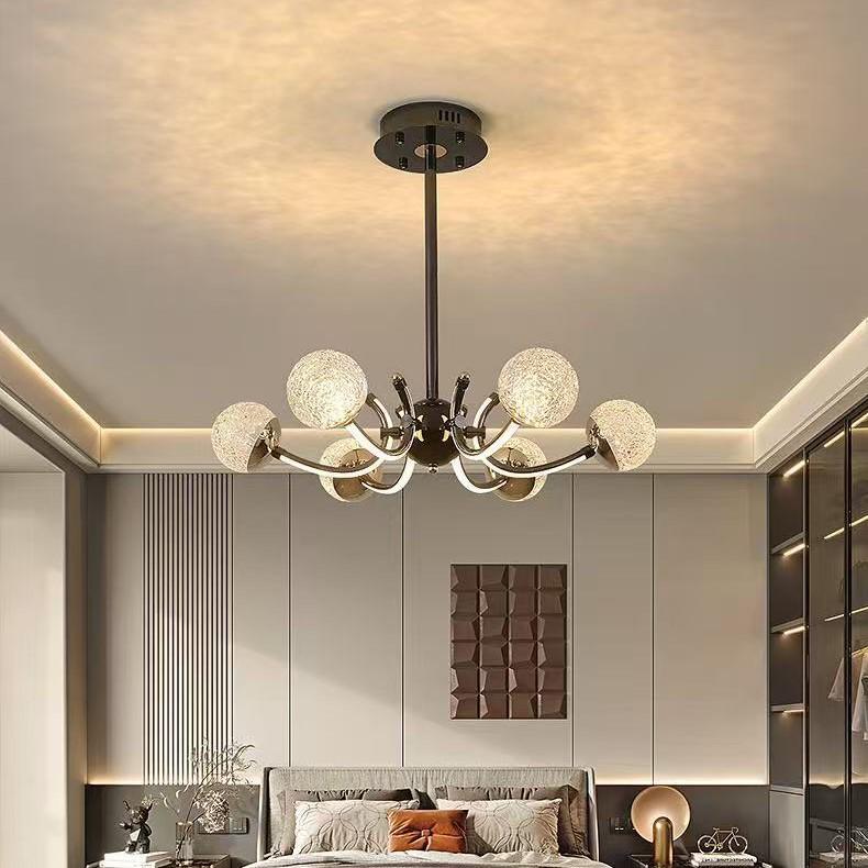 Modern Minimalist Nordic Chandelier: Elegant Mushroom Lighting for Living Rooms, Dining Tables, and Bars