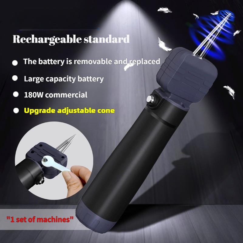 Ruční elektrický vytrhávač chloupků Malý přenosný stroj na rychlé odstraňování chloupků drůbeže Domácí nástroj na škubání kuřat a kachen