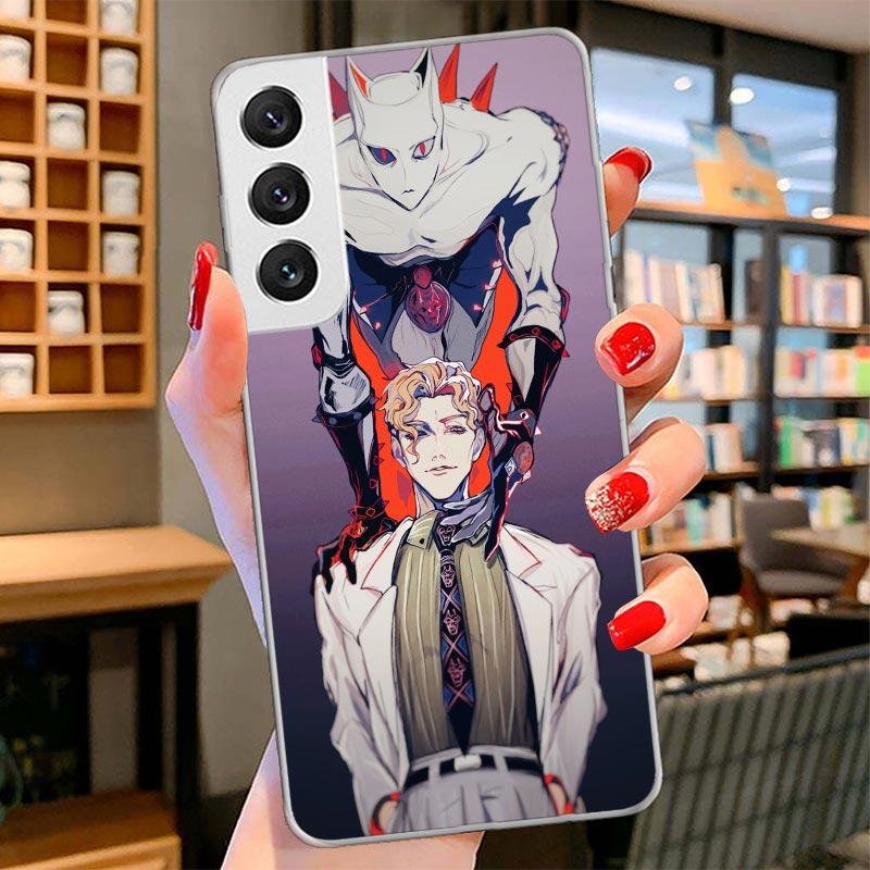 

JoJo Adventure Killer Queen Cover Phone Case For Samsung Galaxy S26 S25 Edge S24 Ultra S23 S22 Plus S21 S20 FE Soft Fundas Shell Samsung S23