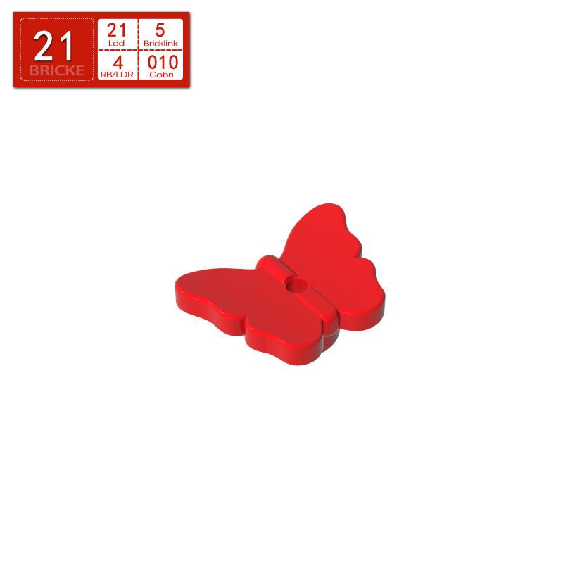 Butterfly Insect Building Blocks - Compatible with LEGO Parts (BRICKE 95828-93081-93081a)