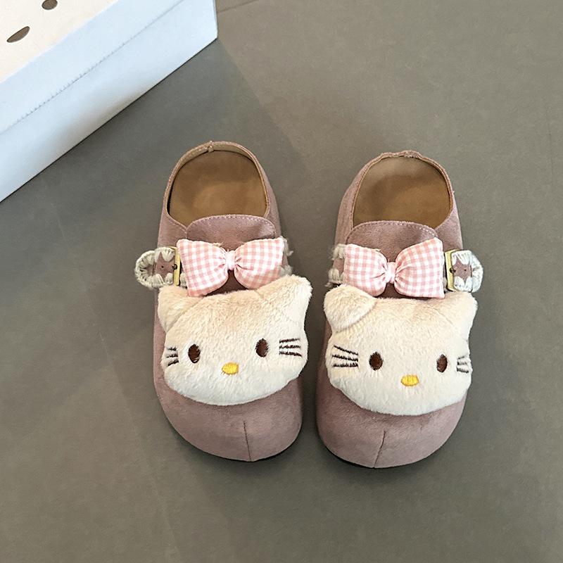 Piaohong Cute KT Cat Casual Slippers Women Wear Thick-soled Comfortable and Versatile Bag Head Slippers In Autumn and Winter 2025