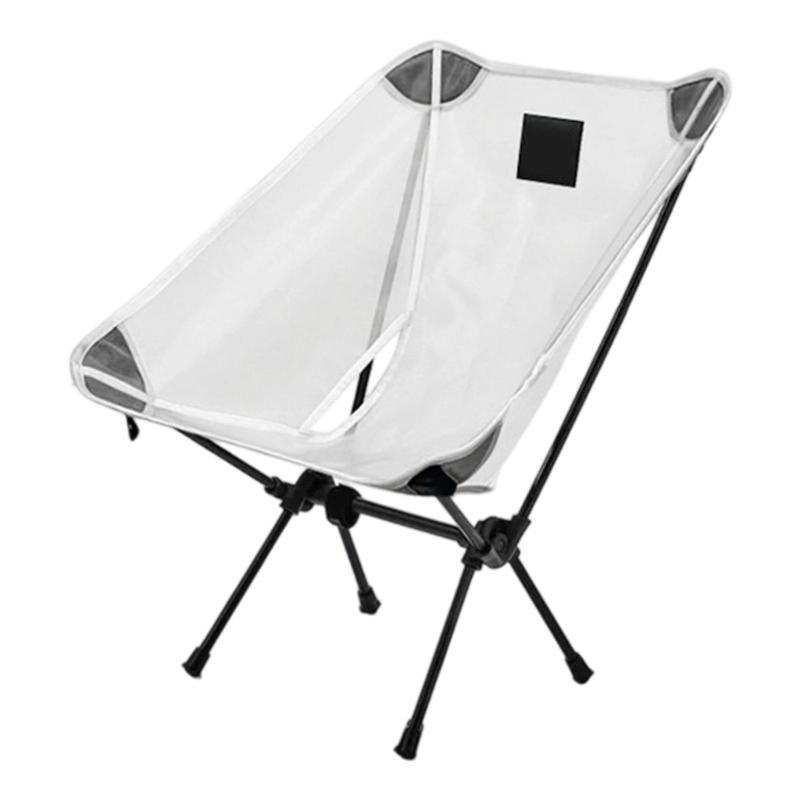 Moon Chair For Camping Fishing With 7075 Aluminum Frame Design Wide Feet Breathable Mesh Outdoor Relaxation
