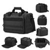 Large Capacity Durable Handbag, Multi-pocket Shoulder Bag with Pistol Magazine Pouch MOLLE Expand for Hunting Shooting