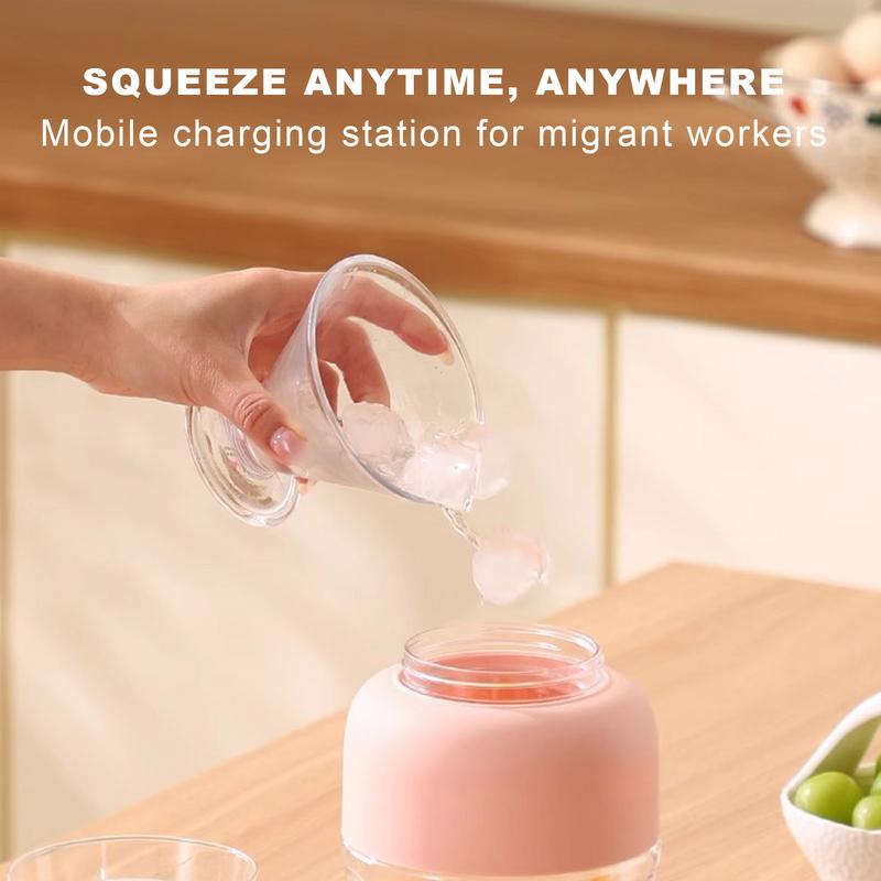 Large Capacity Portable Blender Cup Multifunctional Fruit & Vegetable Tools Portable WirelessJuicer  For Travel Offices Outdoor