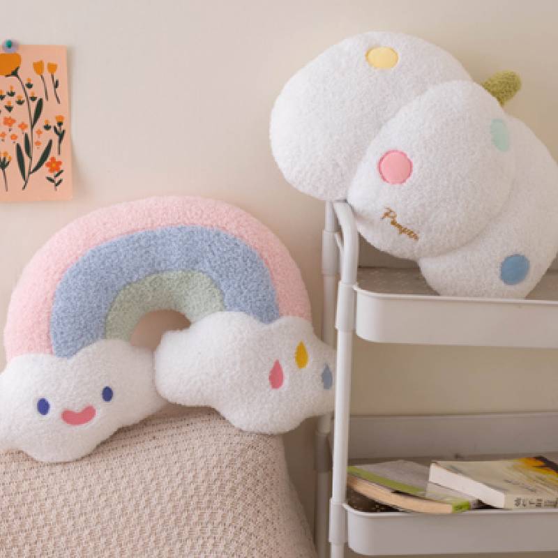 Plush Clouds Rainbow Toys Cartoon Animals Fill Doll Pillow Sofa Gift Cushion