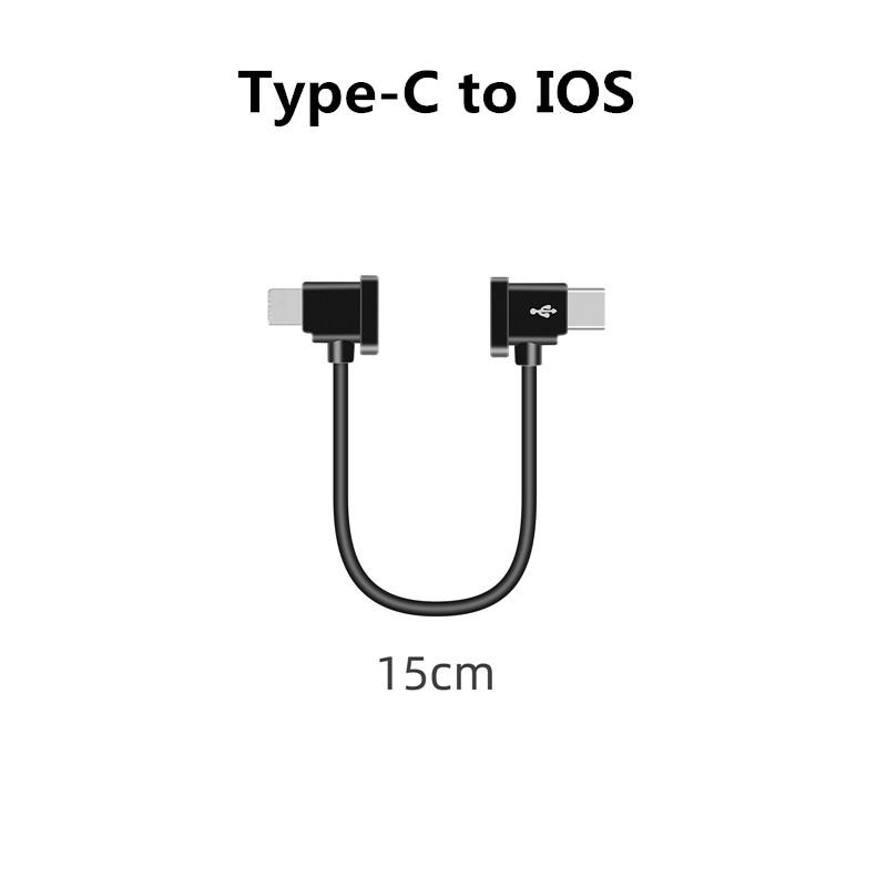 Data Cable for DJI Mavic 3/MINI 3 Pro/MINI 2/FPV/POCKET 2/AIR 2S/ Air 2/OSMO/Avata Pocket Accessory TYPE C IOS USB Android Wire