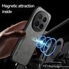 EUCAGR PU Leather Magnetic Shockproof Back Case For Honor Magic 8 With Metal Plate Phone Shell For Honor Magic 8 Pro Magic8Pro
