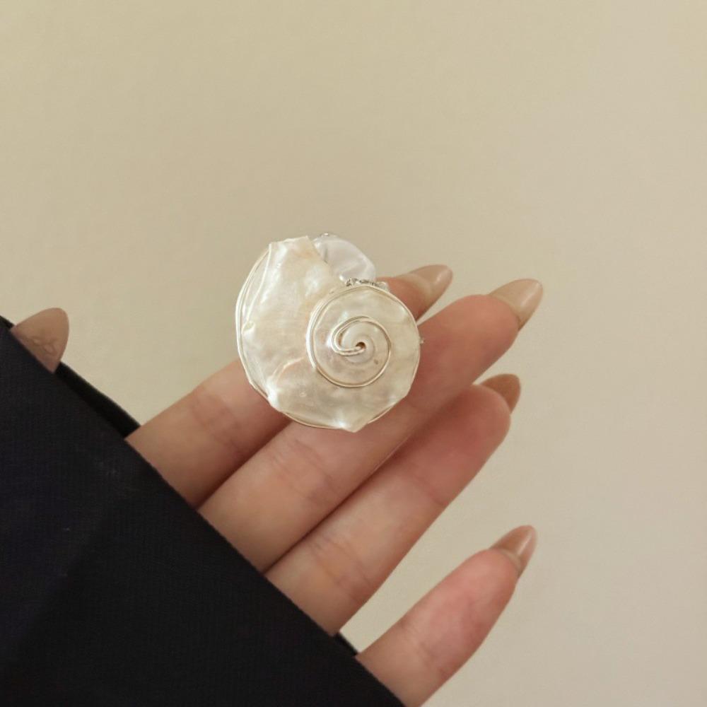 Korean Style Shell Snail Ring Jewelry Accessories Bohemia Finger Ring Ocean Animal Ring Couple