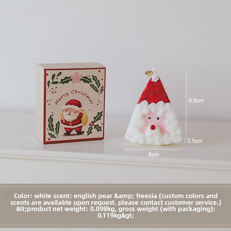 Santa Claus scented candle wholesale candle handmade Christmas gift cake modeling scented candle