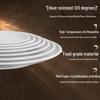 Commercial White Ceramic Shallow Round Plate