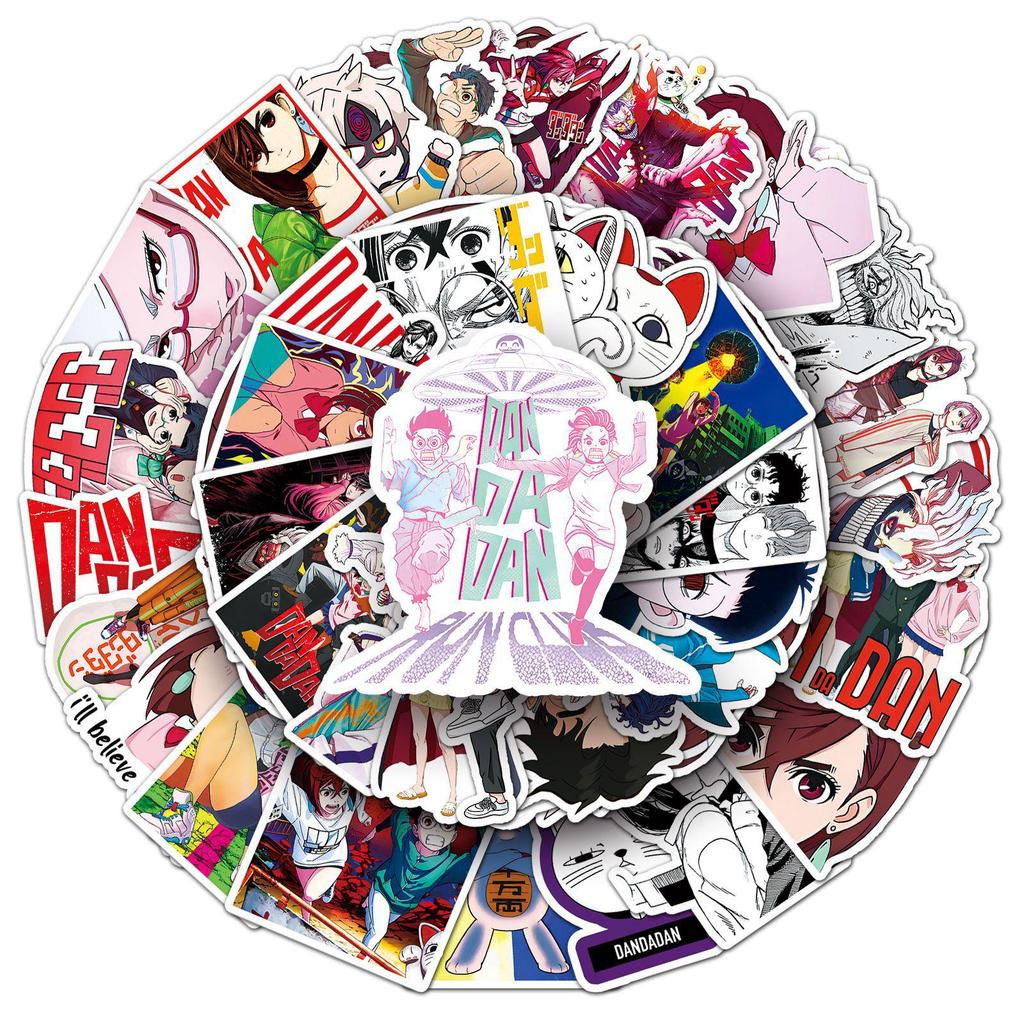 50 Ekalen Japanese Anime HD Waterproof Stickers for Computers & Journals