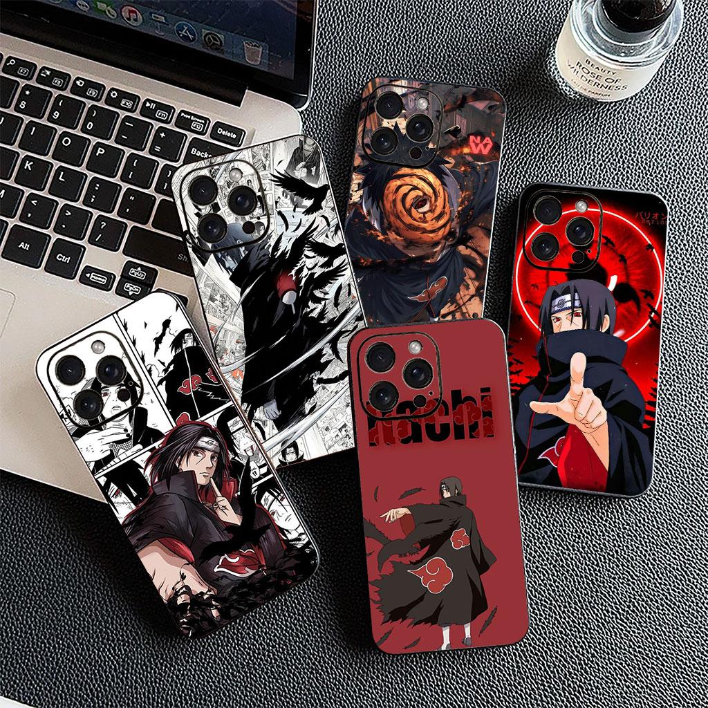 Itachi Uchiha Tobi Narutos Obito Phone Cover for Samsung Galaxy S25 S24 S23 Fe Ultra Plus S7 Edge A05 A06 A16 A55 A15 A35 Case