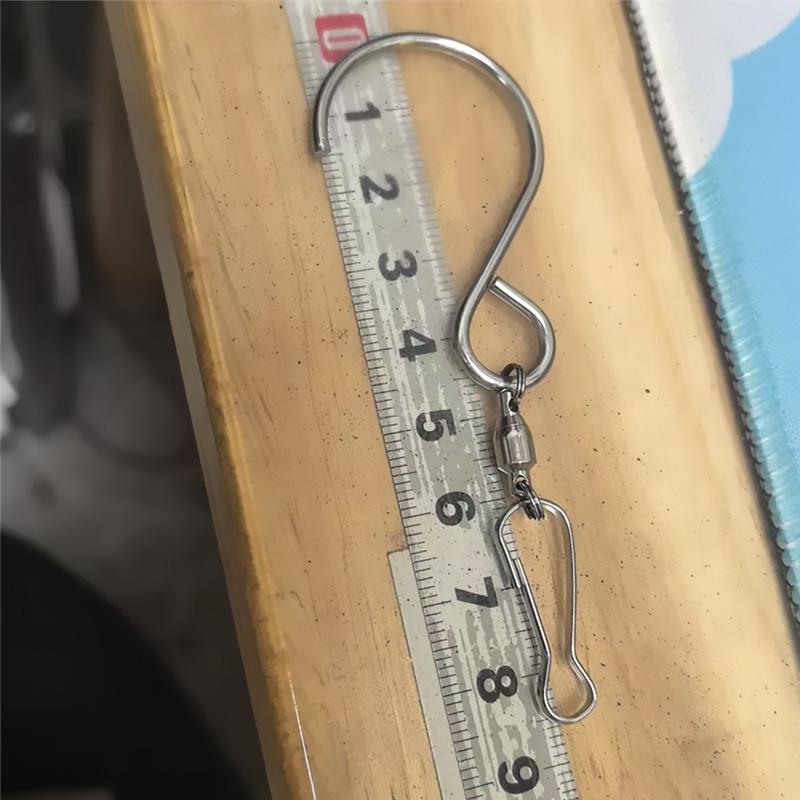 360° Rotating Stainless Steel S-Shaped Hook for Wind Chimes