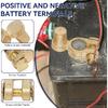 1 Pair Battery Terminal Connector, Car Battery Disconnect Terminal SAE To JIS Positive Negative Top Post Battery Terminal for Auto