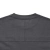 HISHANDER Round Patch Long Sleeve T-Shirts [White / Gray]