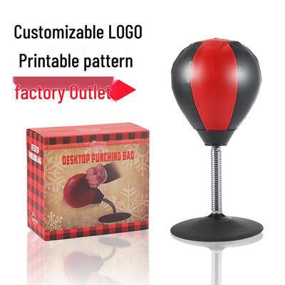 Desktop Boxing Speed Ball: Suction Cup Reaction Ball for Kids & Adults - Home Fitness, Stress Relief & Reaction Training