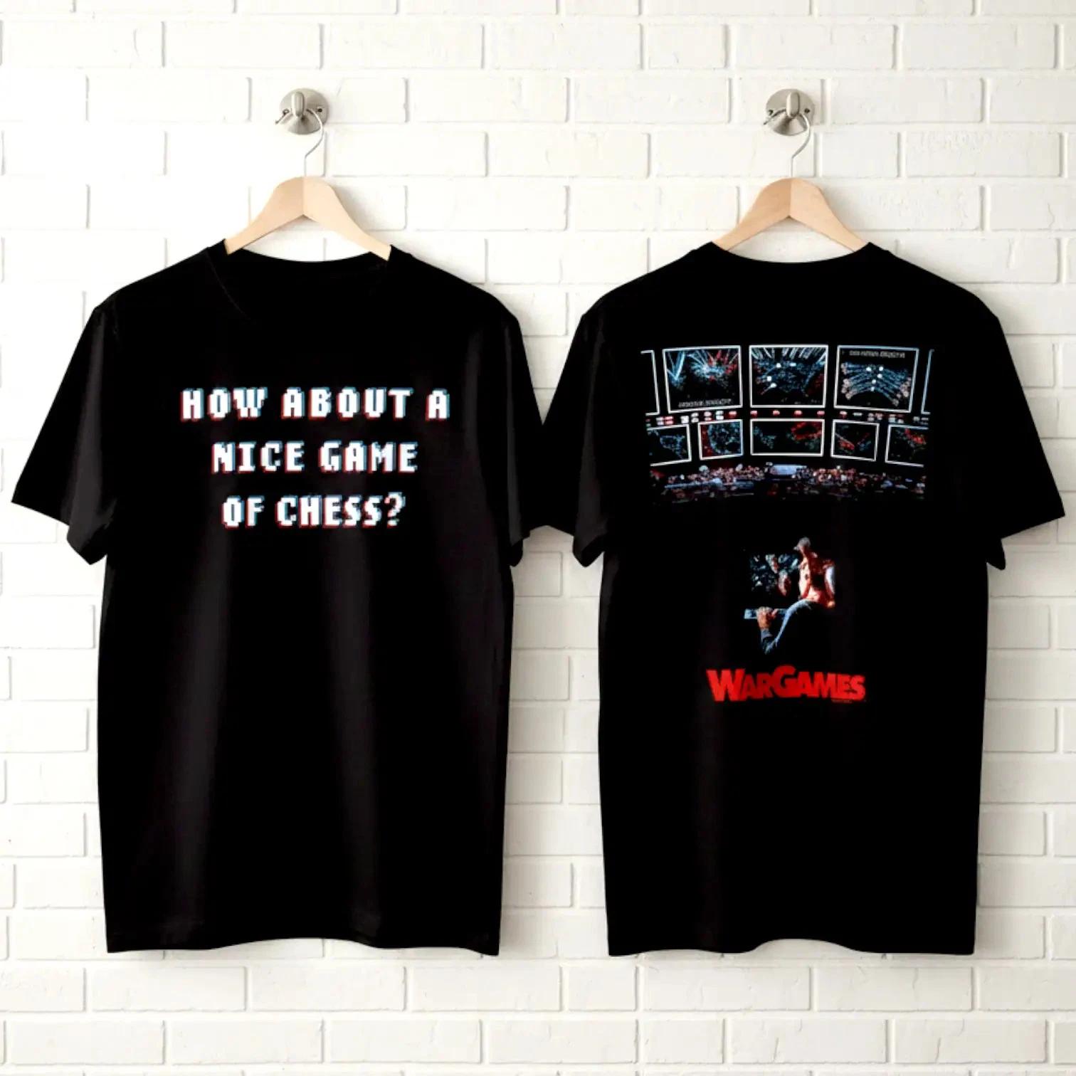 Wargames How About a Nice Game of Chess Men s T Shirt M