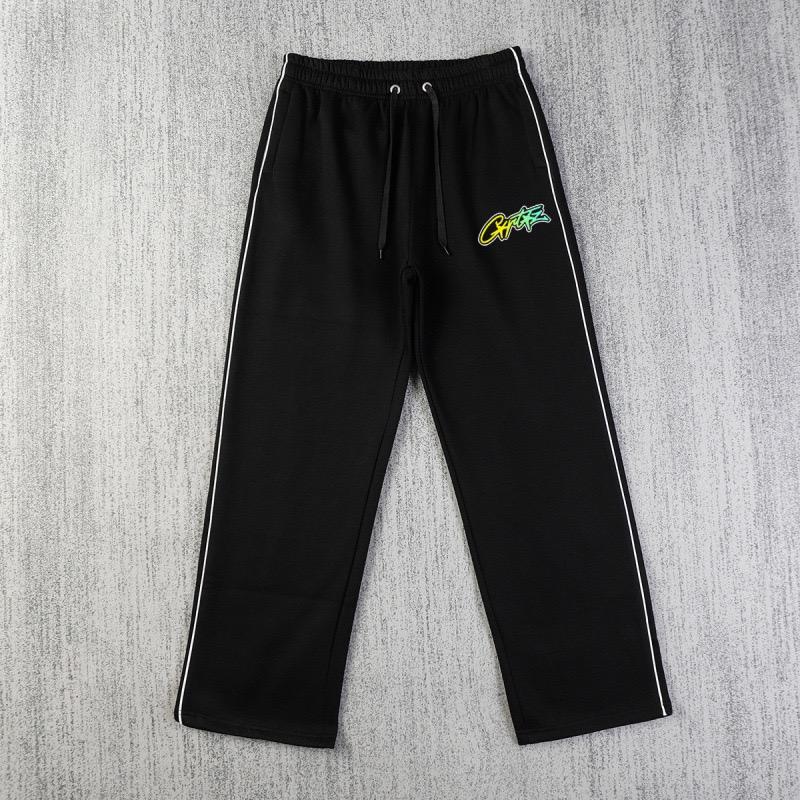 BeatStreet American Sweatpants Cotton Stripe Design Multi-color Drawstring Pants for Men and Women To Wear Hip-hop Street Casual Models.