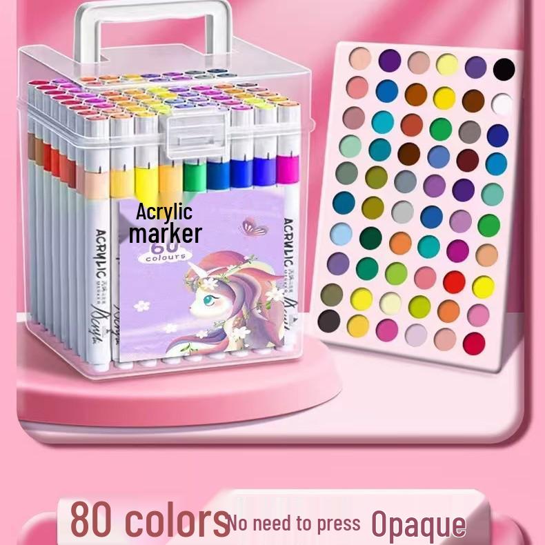 Marker akrylowy o dużej pojemności, odporny na rozmazywanie, do sztuki dziecięcej na ubraniach, butach i kapeluszach