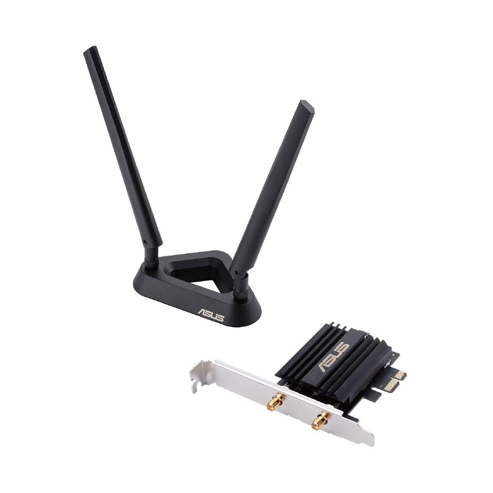 ASUS AX3000 Dual-Band PCI-E WiFi 6 (802.11ax) Adapter with Two Antennas (PCE-AX58BT)