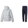 Under Armour Zip Hoodie And Solid Color Long Pants Casual Sports Set Men sets 23600801-009+23600703-409