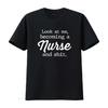 Krankenpflegeschülerin s Damen Mädchen Krankenschwester Thema Abschluss T-Shirt Pullover 19103 vintage Gewaschen Bequem Stilvoll Lässig Dehnbar
