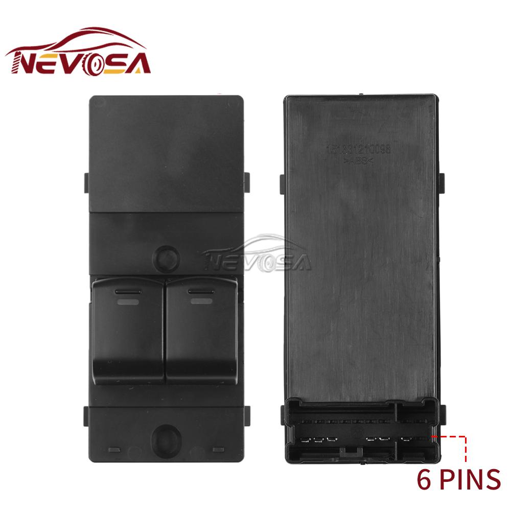 NEVOSA For Nissan Micra III K12 2003 2004 2005 2006 2007 2008 2009 2010 Front Left Master Power Window Switch Switch 25401-AX600 25401-AX600
