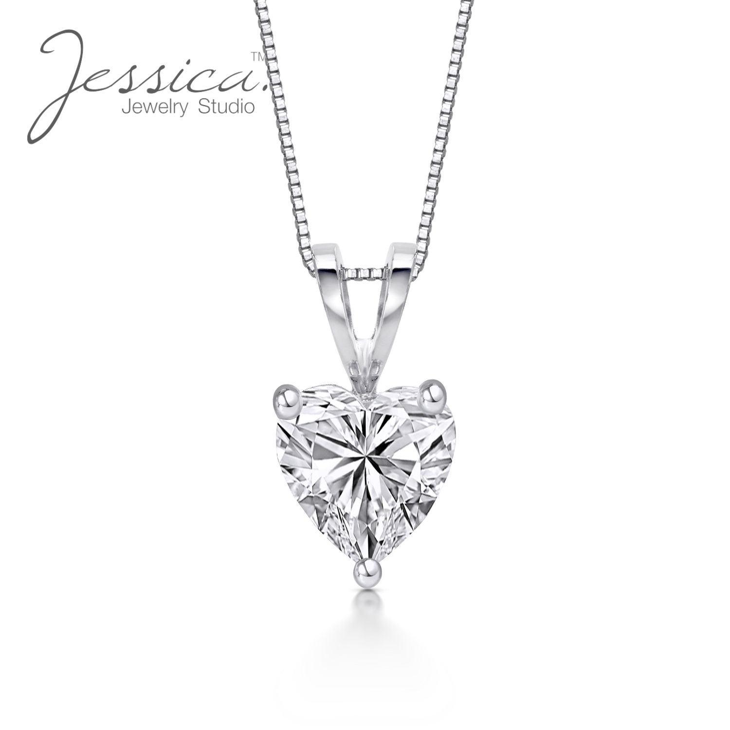 

Ожерелье-пасьянс с бриллиантами в форме сердца из стерлингового серебра 925 пробы для женщин