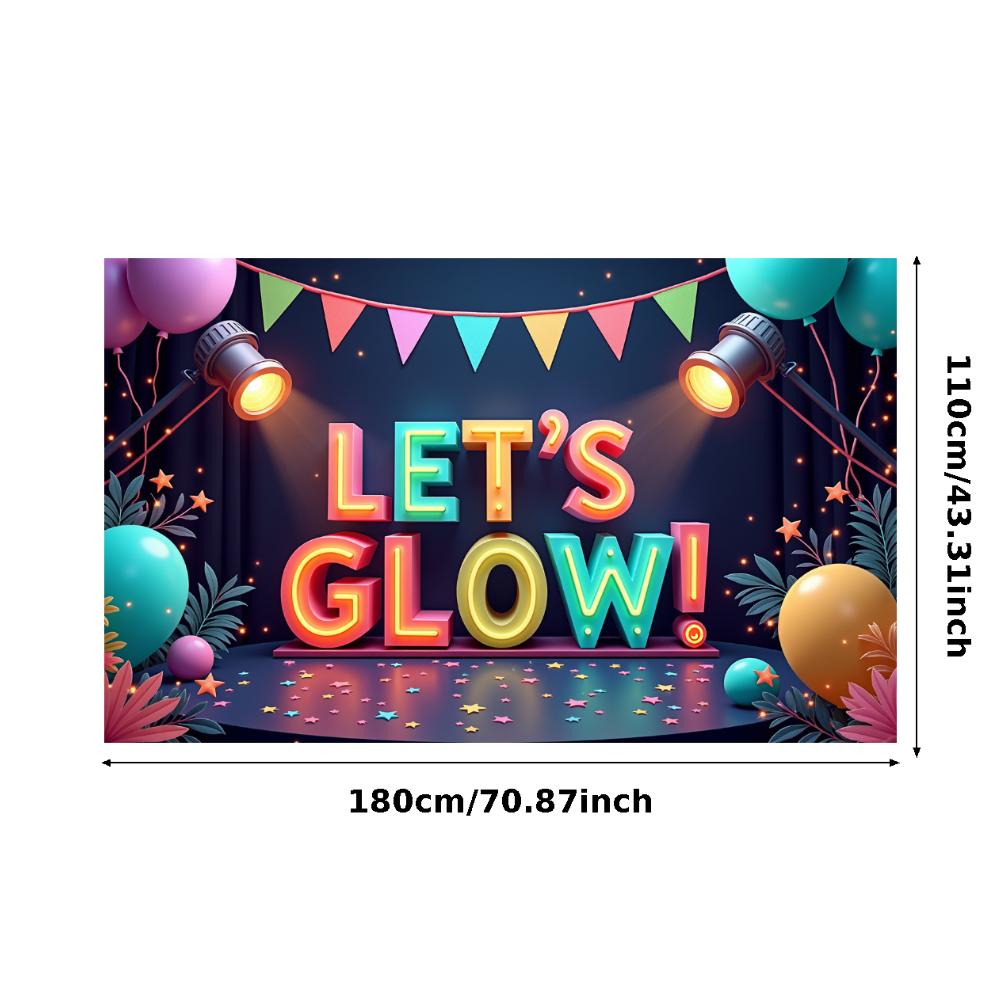 Photo Prop LED Neon Banner Party Decoration Glow Effect Neon Sign For Festival Decoration Party Celebration Night Event