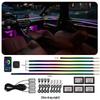 18-in-1 LED Vehicle Ambient Light Strip: Hidden Acrylic, 256 Colors