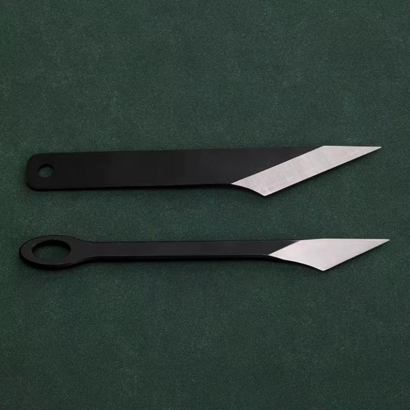 1 Stück Schneide kann wiederholt poliert werden Leder Ausstechen Schnitzmesser DIY Handgefertigte Lederprodukte Feine Schneidwerkzeuge