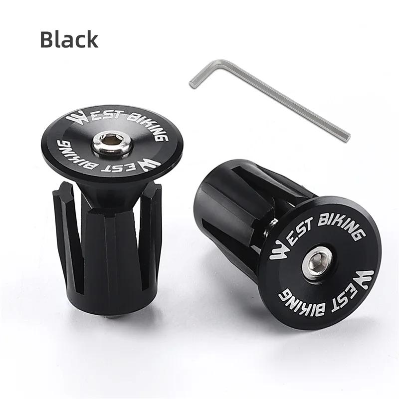 Lightweight Aluminum Alloy Handle End Plug Expansion Locking Block Cap for Road Bike Handlebar Accessories