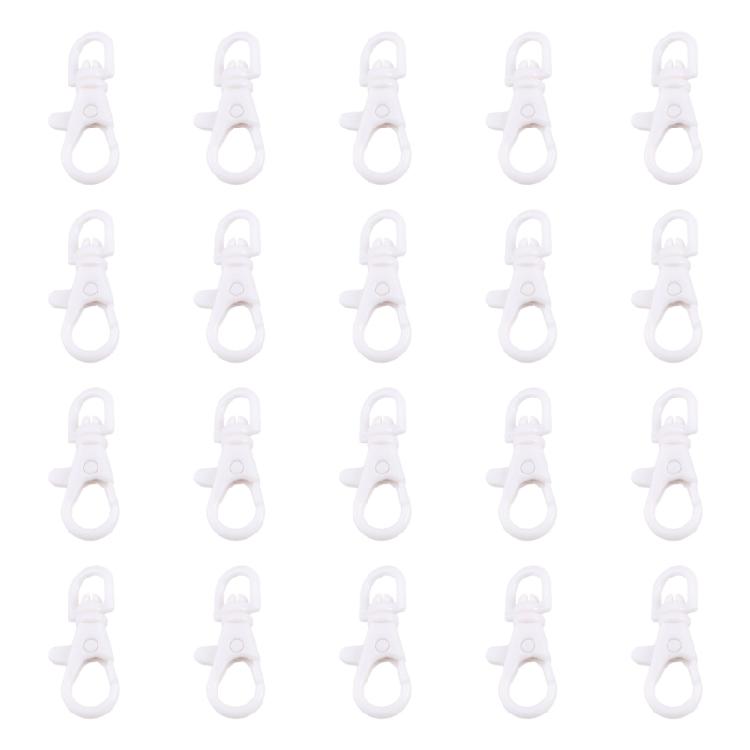 20PCS Practical Plastic Lobster Clasps Safe Materials Jewelry Component Supplies for Jewelry Findings and Keychains