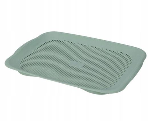 Deska do krojenia serwowania z cedzakiem plastikowa 36,5x27cm 1szt