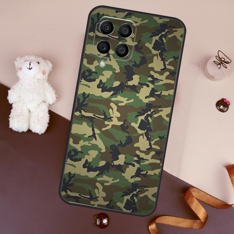 Army Camo Camouflage Case For Samsung Galaxy M32 M52 M14 M54 M13 M33 M53 M56 M36 M16 M31 M11 M12 M35 M55 M15 M06 Samsung M06