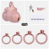 LICKER ABS Realistic Penis Chastity Cage Urethral Lock Cock Cages With 4 Size Rings Loyalty Belt Sex Toys For Men Adult Games