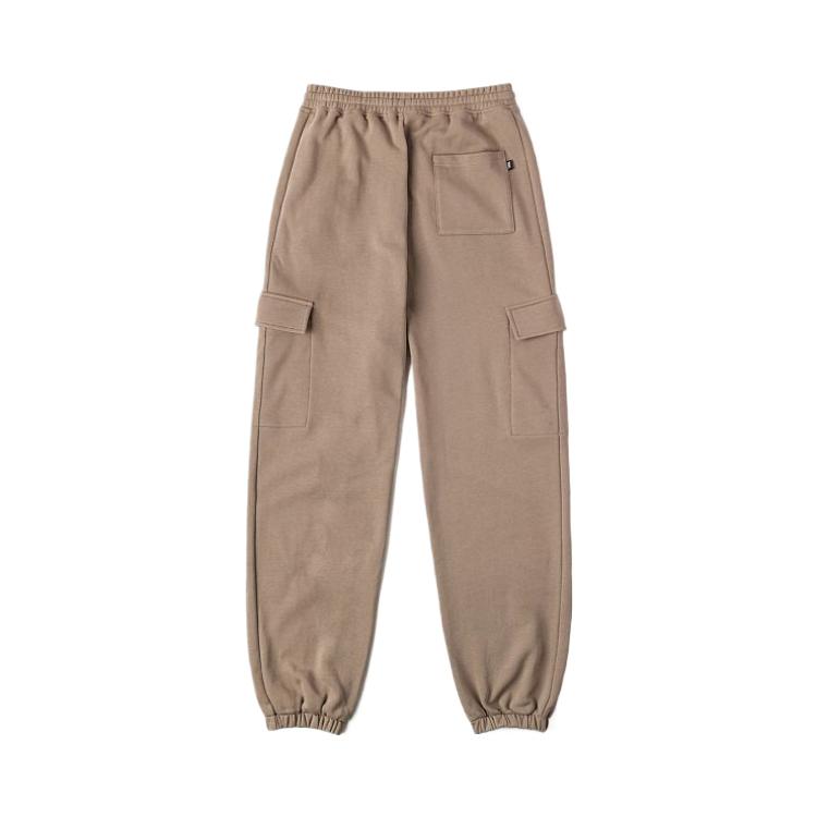 Vans Comfortable Loose Mid-Rise Lace-Up Long Pants Casual Pants Women bottoms Light-Brown VN000KFKYEH