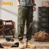 JEEP Men's American Style Heavyweight Loose Fit Cargo Pants