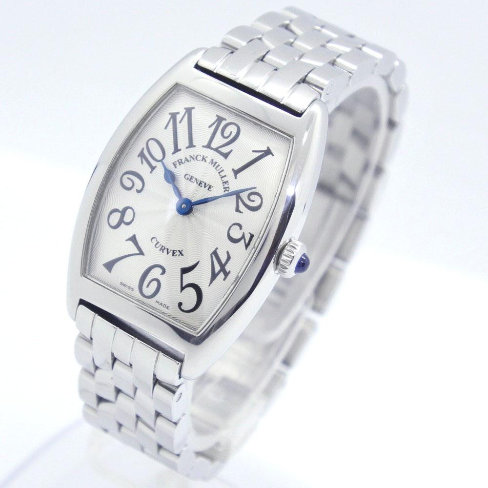 Franck Muller Orologi Tonocar Vex 1752QZ Quadrante Argento Acciaio Inossidabile Quarzo Analogico Donna Usato
