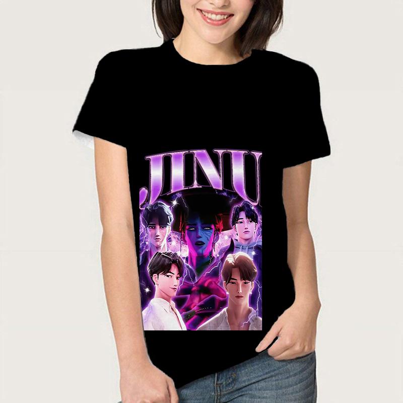 Letní KPop Lovci démonů Trička Huntrix Girl Kpop Tričko Jinu Zoey Rumi Mira Saja Kluci Cool Trička s krátkým rukávem Trička Topy