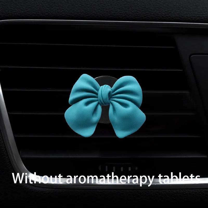 Car Air Freshener Bow-knot Car Perfume Car-styling Natural Smell Air Conditioner Outlet Clip Fragrance Auto Accessories