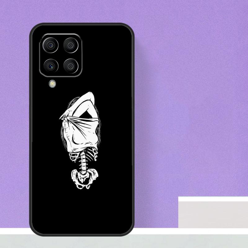 Aesthetics Skeleton Case For Samsung Galaxy M21 M31 M15 M55 M56 M36 M16 M06 M13 M33 M53 M12 M32 M52 M14 M34 M54