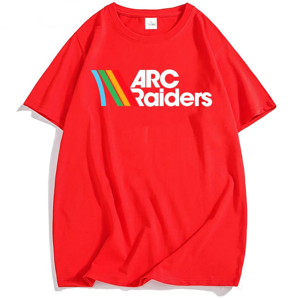 Game ARC Raiders Printing Tshirt Oneck Short Sleeve Cotton Male Tshirts Unisex Streetwear Loose Casual Men Women T Shirt Tees