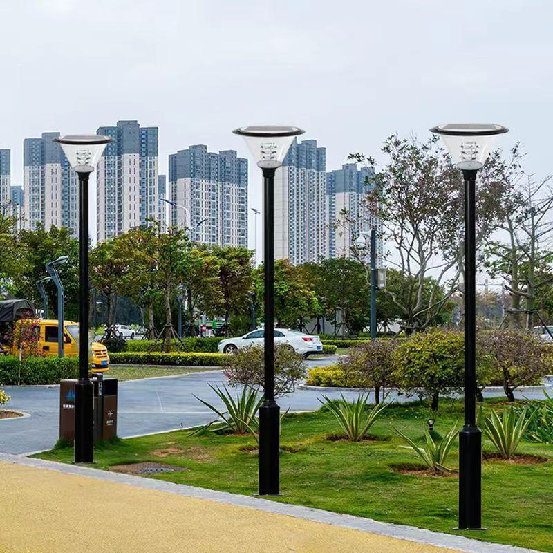 Rust-Proof 3m Courtyard Light Pole: Modern Landscape Street Light for Parks, Villas, Communities, and Households.