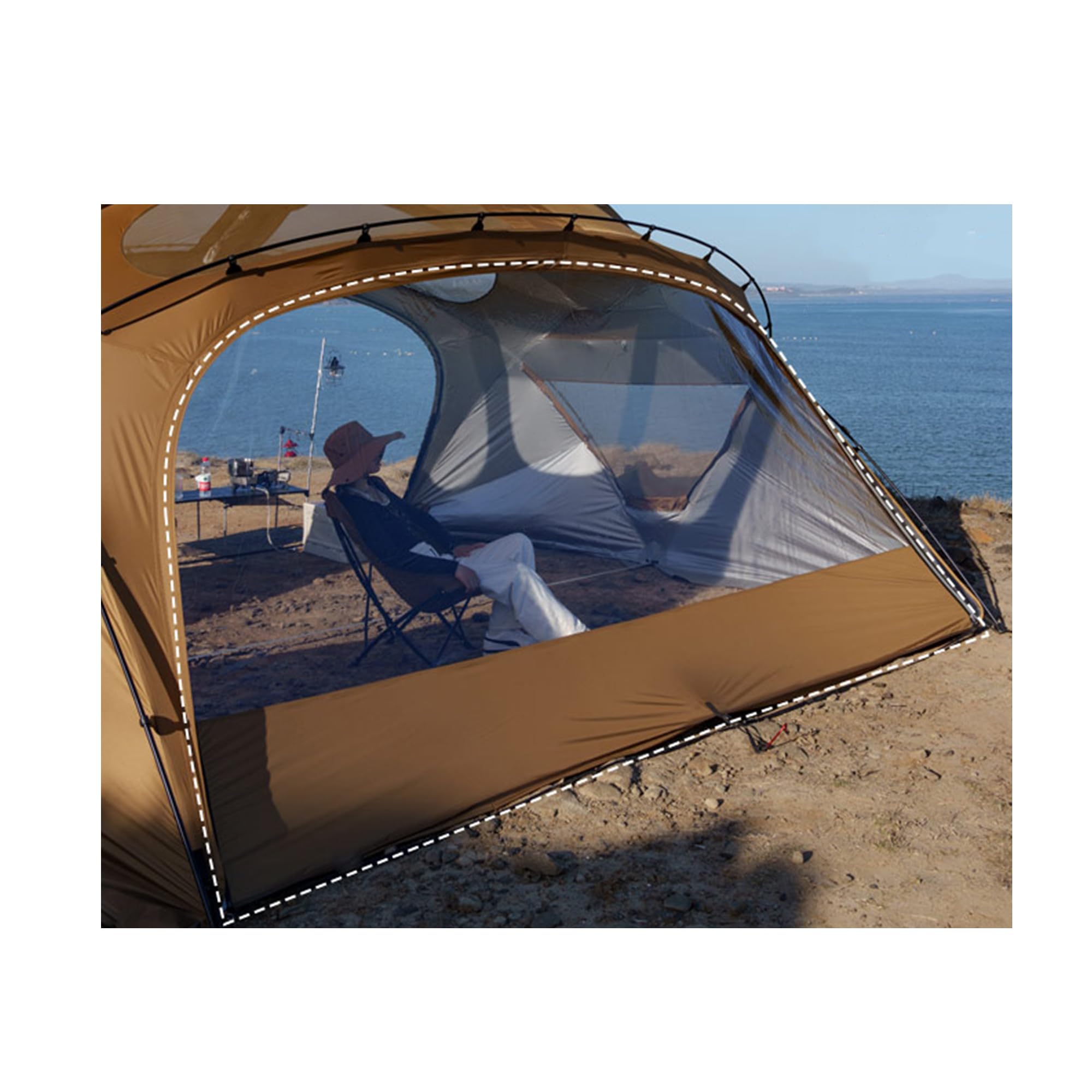 

3F UL GEAR Beetle 16 Evolution TPU дверная палатка туннельная палатка большая палатка семейный туристический купол кемпинг простой спальный купол ветрозащитный водонепроницаемый TPU для 5