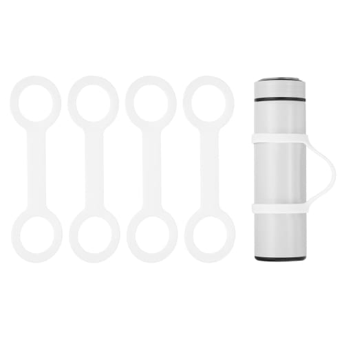 

PATIKIL Water Bottle Carrier Grips, 4-Piece Portable Soft Silicone Non-Slip Water Handle Grips, Water Bottle Holder Straps for Outdoor Running, Biking